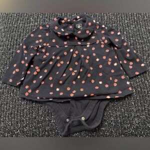 GAP Black and Red Baby Bodysuit